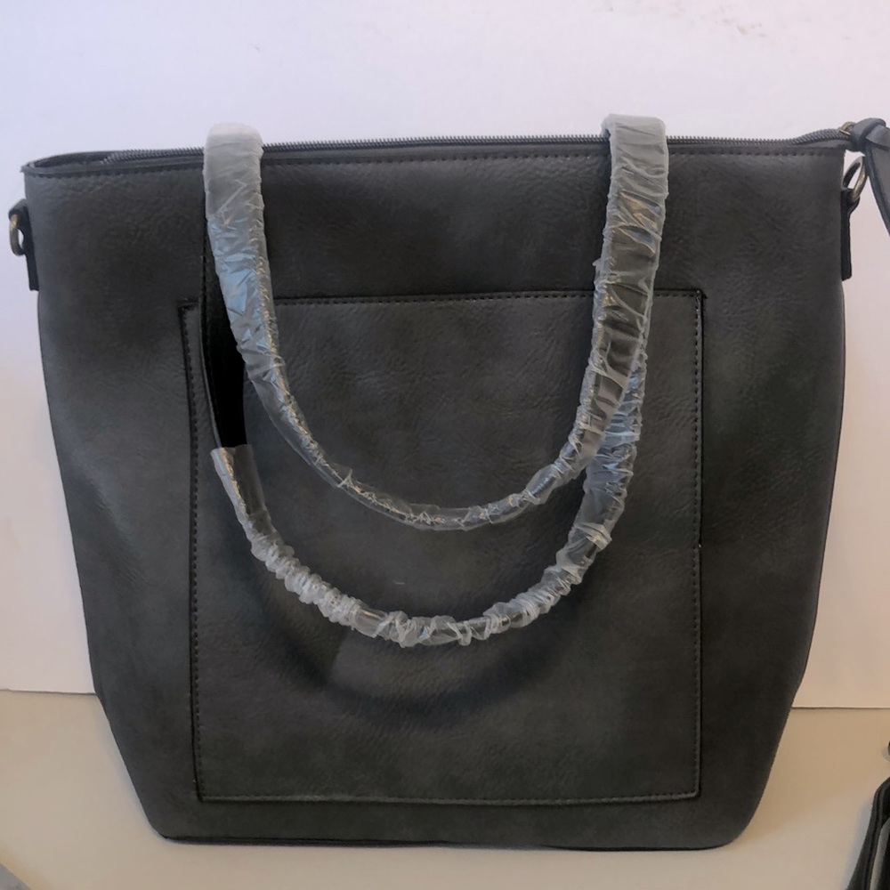K Carroll grey Shirley tote